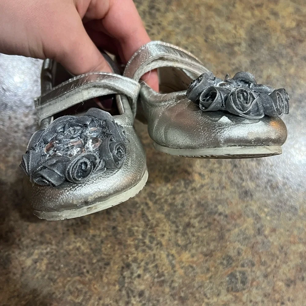 COPY - PediPed Flex Penny Mary Jane | Silver
